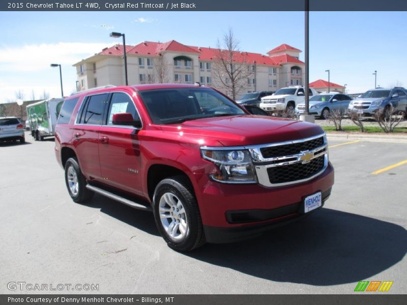 Crystal Red Tintcoat / Jet Black 2015 Chevrolet Tahoe LT 4WD