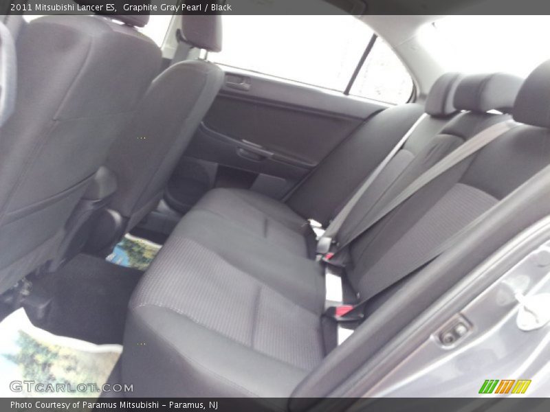 Graphite Gray Pearl / Black 2011 Mitsubishi Lancer ES