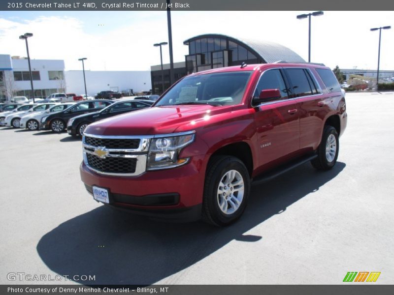 Crystal Red Tintcoat / Jet Black 2015 Chevrolet Tahoe LT 4WD