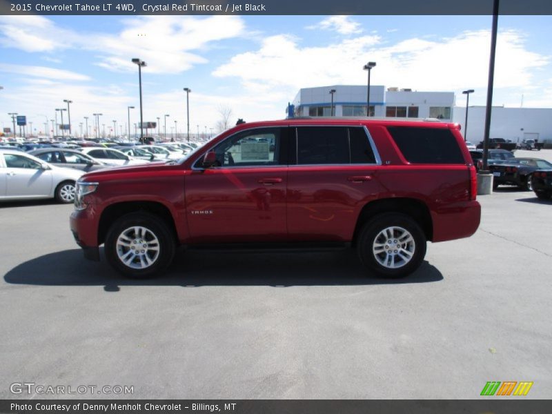 Crystal Red Tintcoat / Jet Black 2015 Chevrolet Tahoe LT 4WD