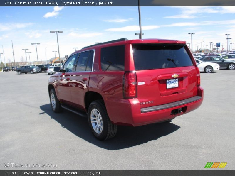 Crystal Red Tintcoat / Jet Black 2015 Chevrolet Tahoe LT 4WD