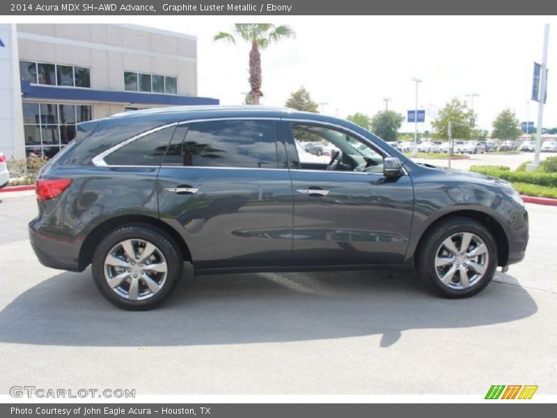 Graphite Luster Metallic / Ebony 2014 Acura MDX SH-AWD Advance