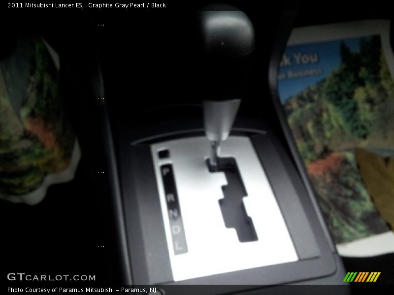 Graphite Gray Pearl / Black 2011 Mitsubishi Lancer ES