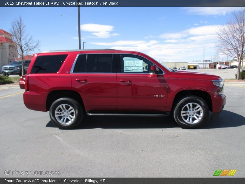 Crystal Red Tintcoat / Jet Black 2015 Chevrolet Tahoe LT 4WD