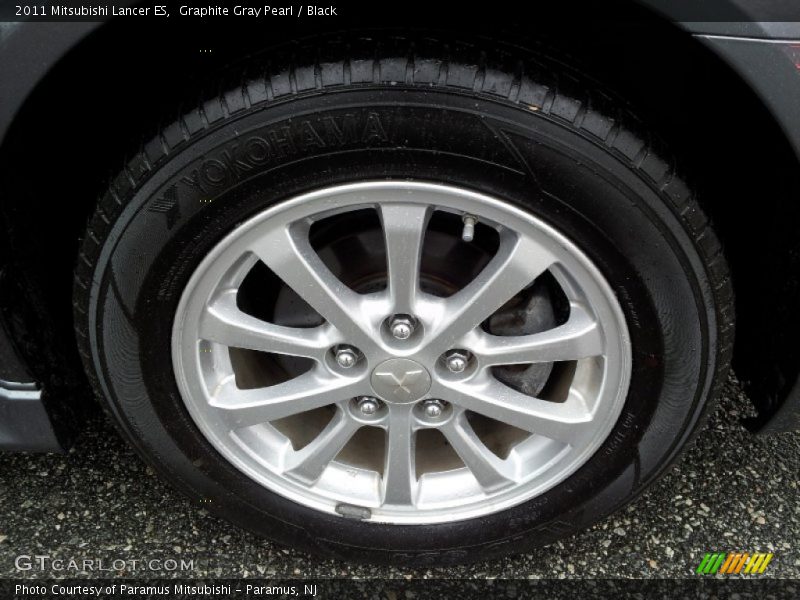 Graphite Gray Pearl / Black 2011 Mitsubishi Lancer ES