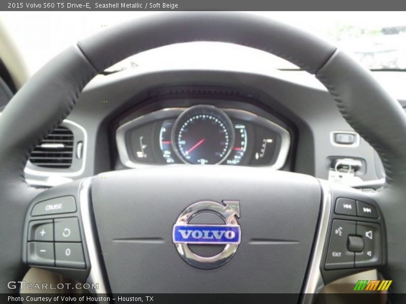 Seashell Metallic / Soft Beige 2015 Volvo S60 T5 Drive-E