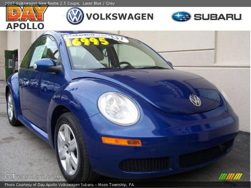 Laser Blue / Grey 2007 Volkswagen New Beetle 2.5 Coupe