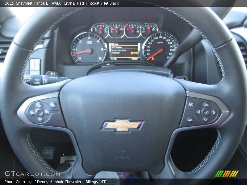 Crystal Red Tintcoat / Jet Black 2015 Chevrolet Tahoe LT 4WD