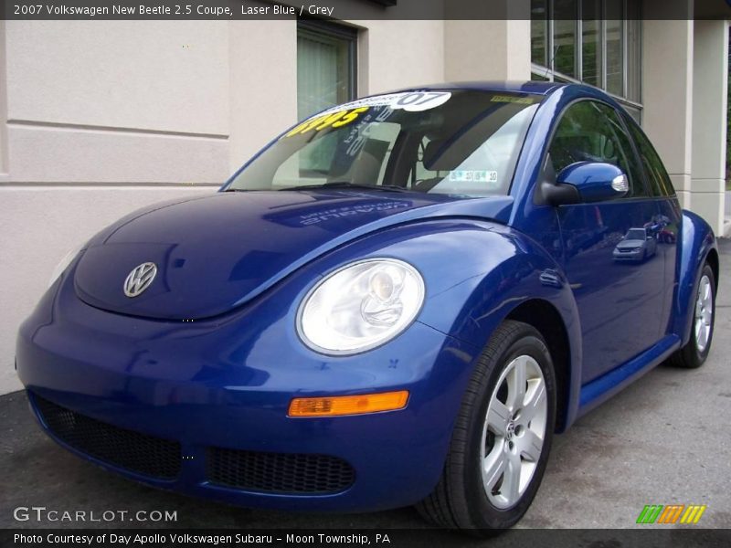 Laser Blue / Grey 2007 Volkswagen New Beetle 2.5 Coupe