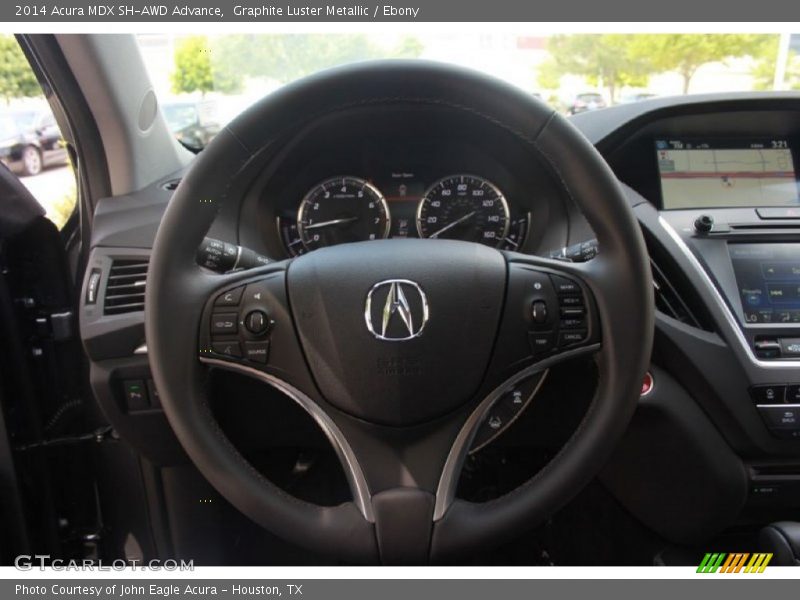 Graphite Luster Metallic / Ebony 2014 Acura MDX SH-AWD Advance
