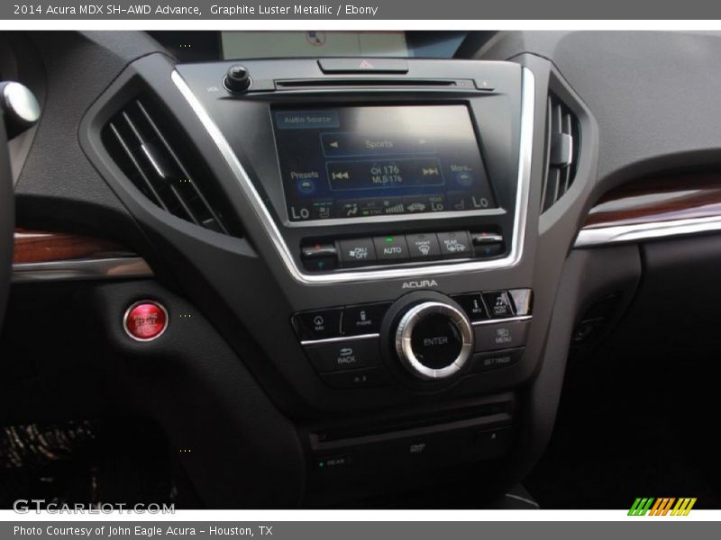 Graphite Luster Metallic / Ebony 2014 Acura MDX SH-AWD Advance