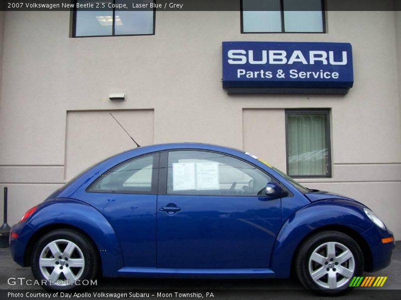 Laser Blue / Grey 2007 Volkswagen New Beetle 2.5 Coupe