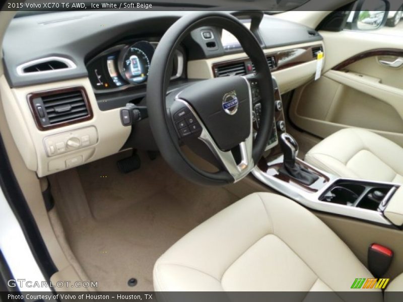  2015 XC70 T6 AWD Soft Beige Interior