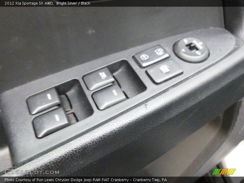 Bright Silver / Black 2012 Kia Sportage SX AWD