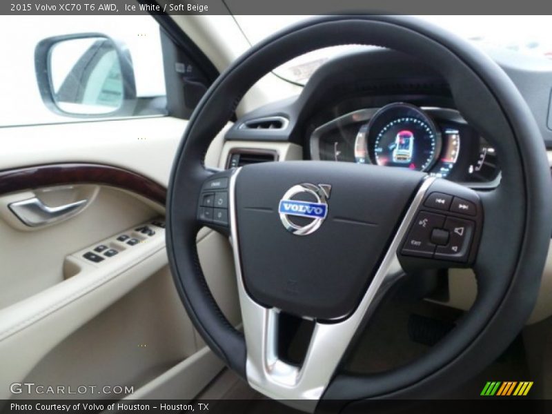 Ice White / Soft Beige 2015 Volvo XC70 T6 AWD