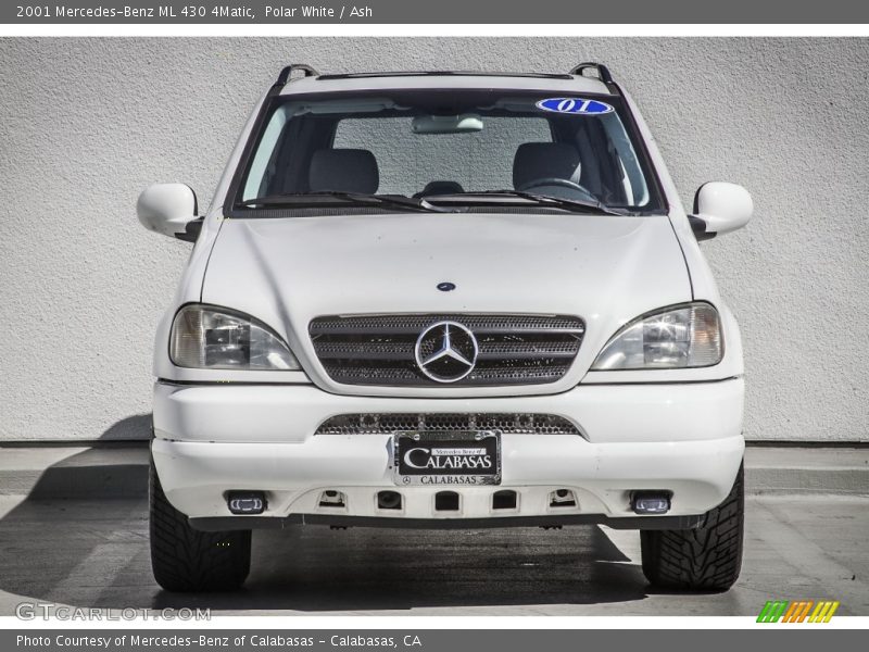 Polar White / Ash 2001 Mercedes-Benz ML 430 4Matic
