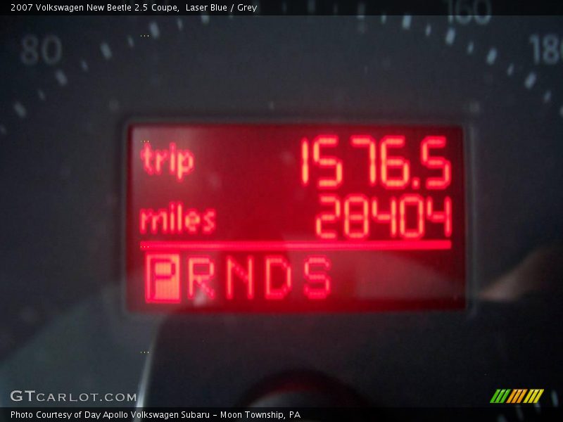 Laser Blue / Grey 2007 Volkswagen New Beetle 2.5 Coupe