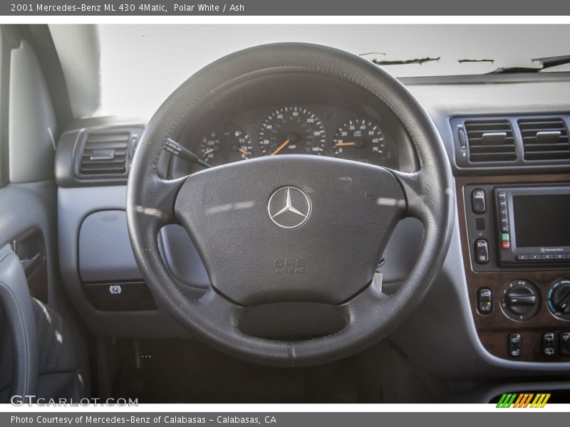 Polar White / Ash 2001 Mercedes-Benz ML 430 4Matic