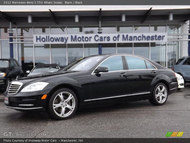 Black / Black 2013 Mercedes-Benz S 550 4Matic Sedan