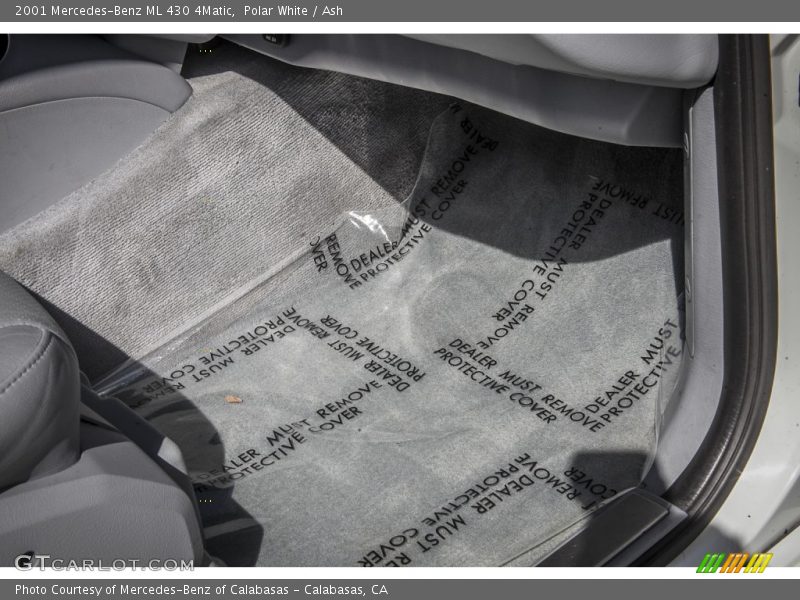 Polar White / Ash 2001 Mercedes-Benz ML 430 4Matic
