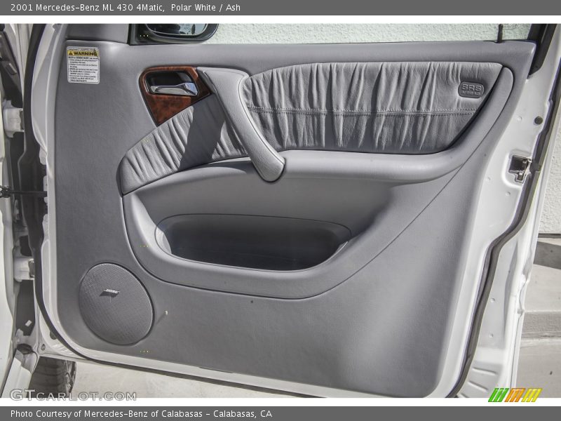 Polar White / Ash 2001 Mercedes-Benz ML 430 4Matic