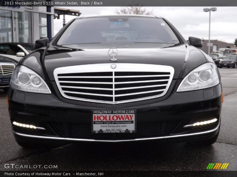 Black / Black 2013 Mercedes-Benz S 550 4Matic Sedan