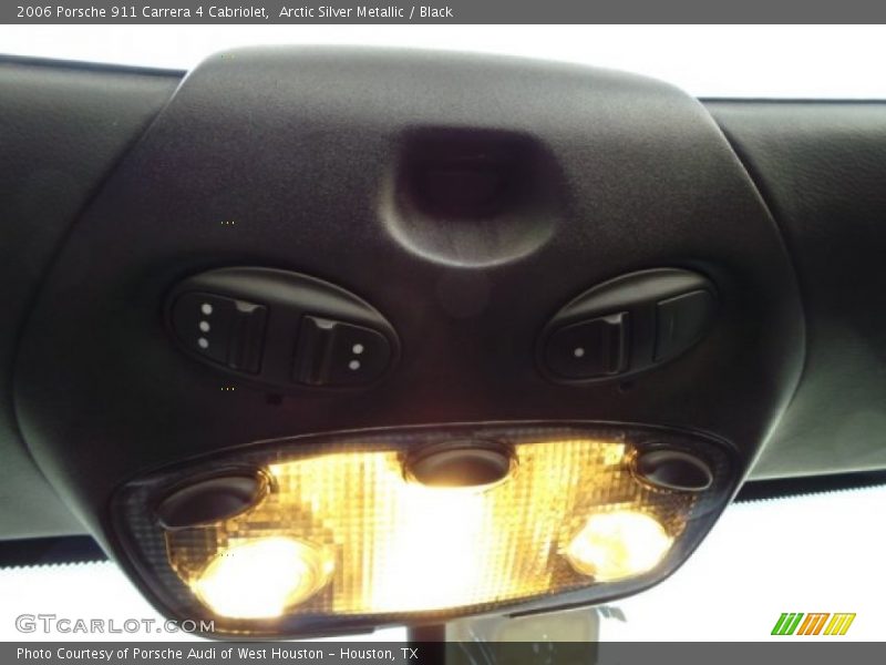 Arctic Silver Metallic / Black 2006 Porsche 911 Carrera 4 Cabriolet