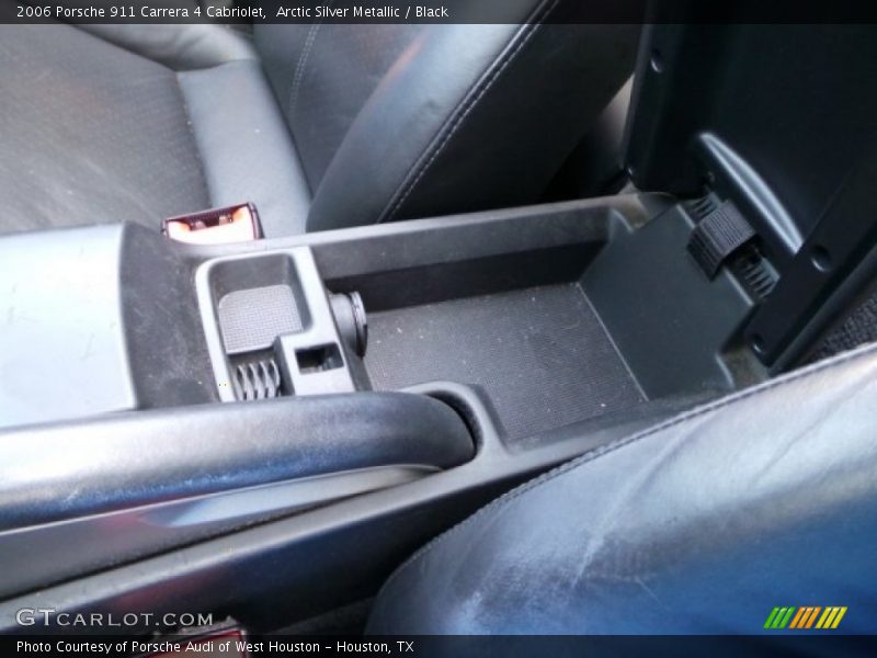 Arctic Silver Metallic / Black 2006 Porsche 911 Carrera 4 Cabriolet
