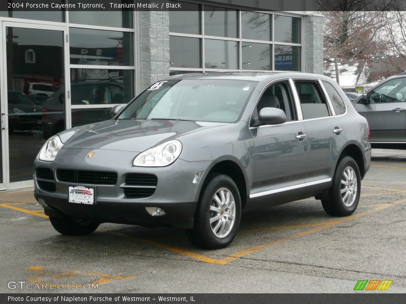 Titanium Metallic / Black 2004 Porsche Cayenne Tiptronic