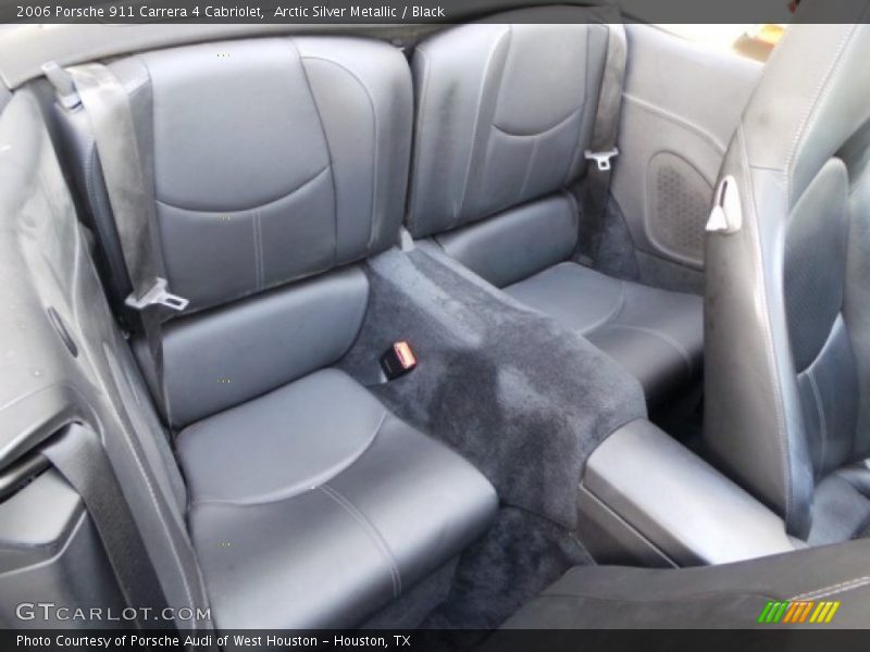 Arctic Silver Metallic / Black 2006 Porsche 911 Carrera 4 Cabriolet