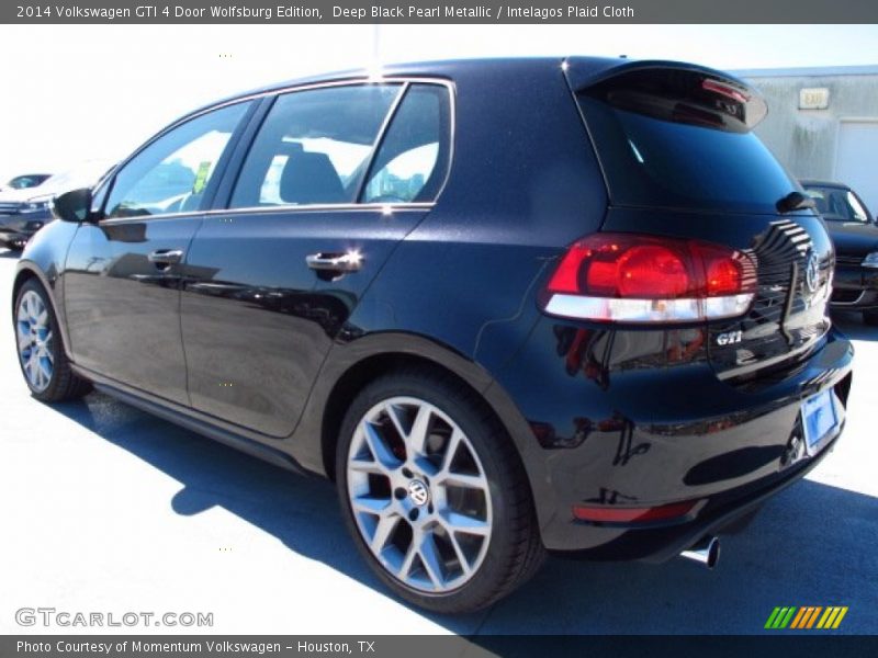 Deep Black Pearl Metallic / Intelagos Plaid Cloth 2014 Volkswagen GTI 4 Door Wolfsburg Edition