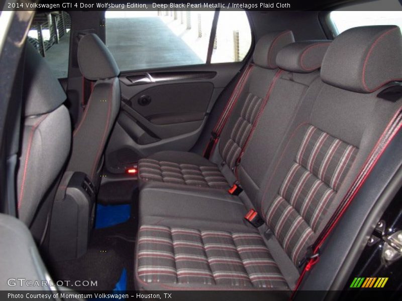 Deep Black Pearl Metallic / Intelagos Plaid Cloth 2014 Volkswagen GTI 4 Door Wolfsburg Edition