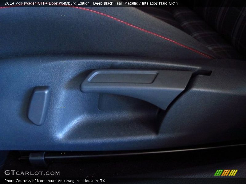 Deep Black Pearl Metallic / Intelagos Plaid Cloth 2014 Volkswagen GTI 4 Door Wolfsburg Edition