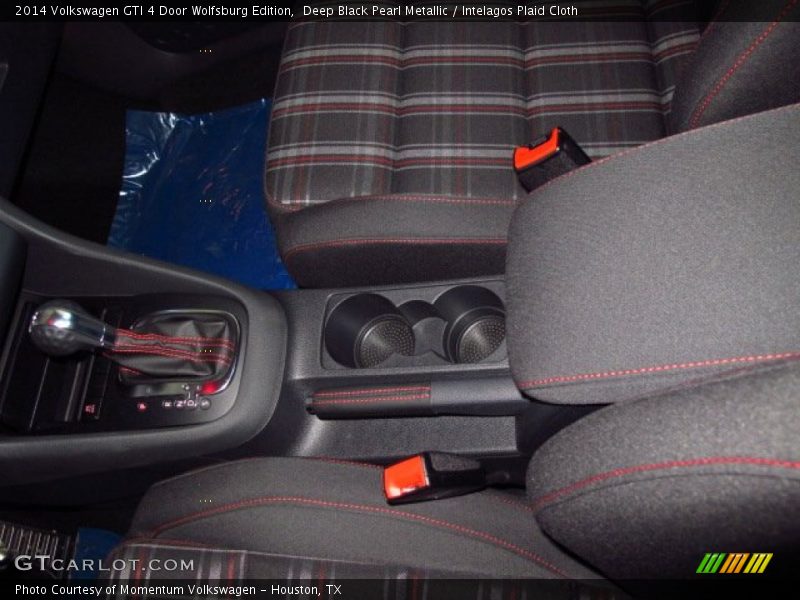 Deep Black Pearl Metallic / Intelagos Plaid Cloth 2014 Volkswagen GTI 4 Door Wolfsburg Edition