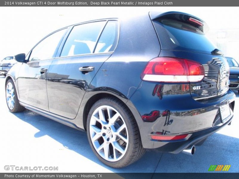 Deep Black Pearl Metallic / Intelagos Plaid Cloth 2014 Volkswagen GTI 4 Door Wolfsburg Edition