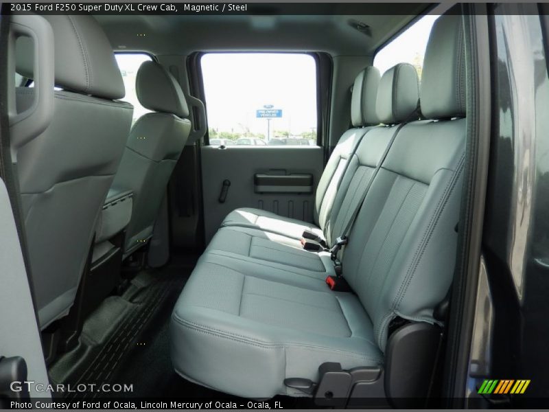 Rear Seat of 2015 F250 Super Duty XL Crew Cab