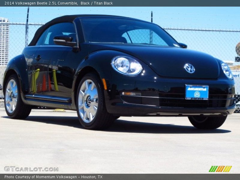 Black / Titan Black 2014 Volkswagen Beetle 2.5L Convertible