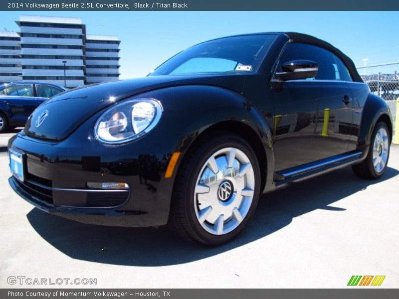 Black / Titan Black 2014 Volkswagen Beetle 2.5L Convertible