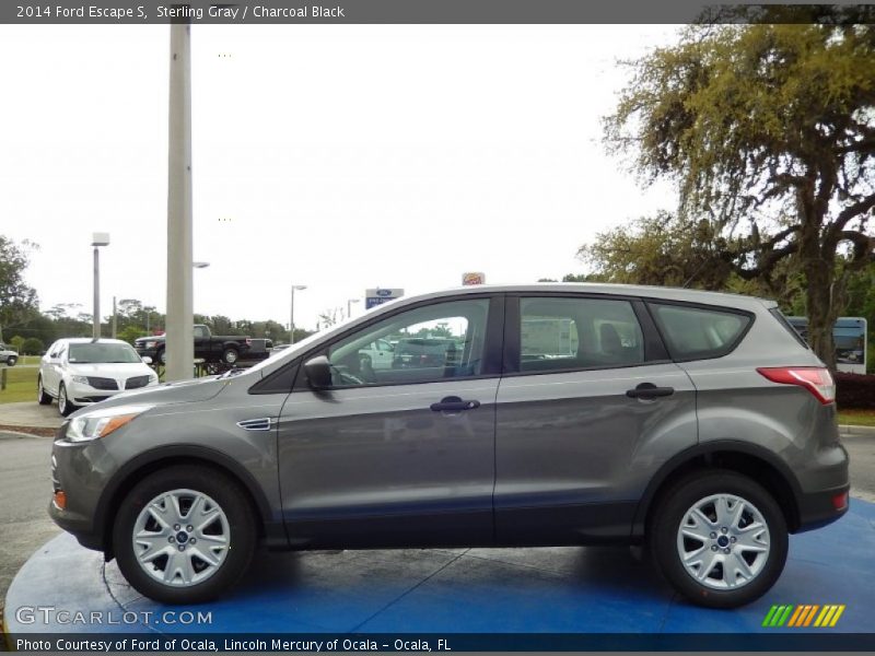 Sterling Gray / Charcoal Black 2014 Ford Escape S