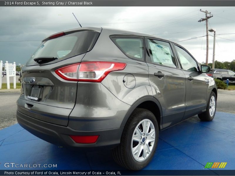 Sterling Gray / Charcoal Black 2014 Ford Escape S