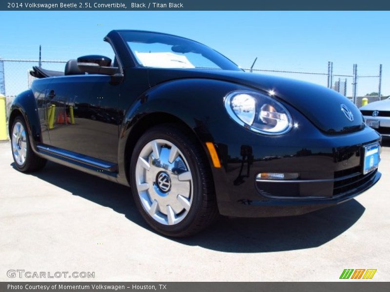 Black / Titan Black 2014 Volkswagen Beetle 2.5L Convertible