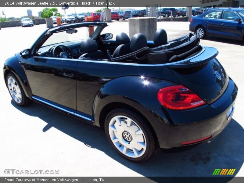 Black / Titan Black 2014 Volkswagen Beetle 2.5L Convertible