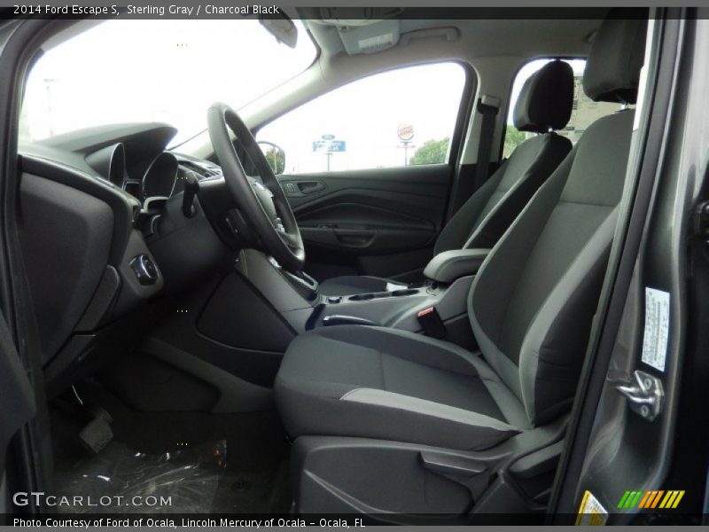 Sterling Gray / Charcoal Black 2014 Ford Escape S