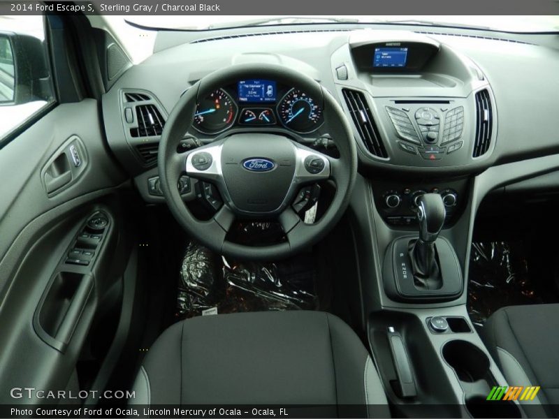 Sterling Gray / Charcoal Black 2014 Ford Escape S