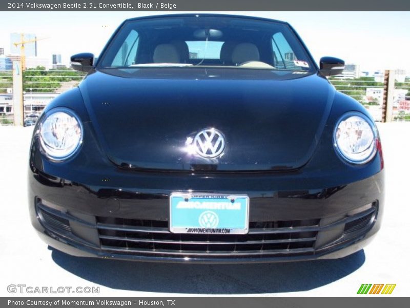 Black / Beige 2014 Volkswagen Beetle 2.5L Convertible