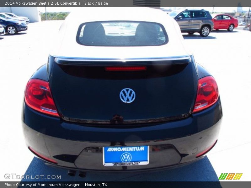 Black / Beige 2014 Volkswagen Beetle 2.5L Convertible