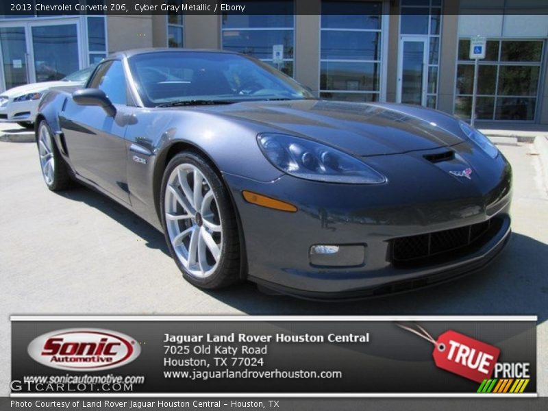 Cyber Gray Metallic / Ebony 2013 Chevrolet Corvette Z06