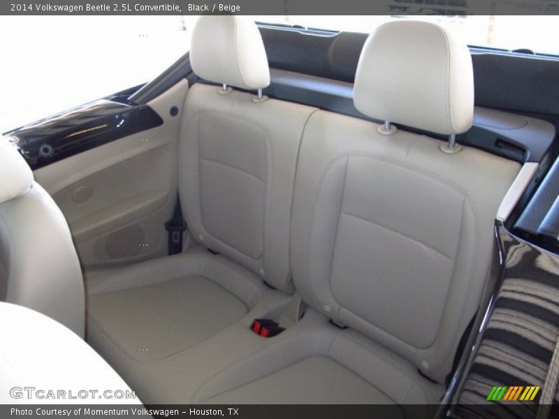 Black / Beige 2014 Volkswagen Beetle 2.5L Convertible