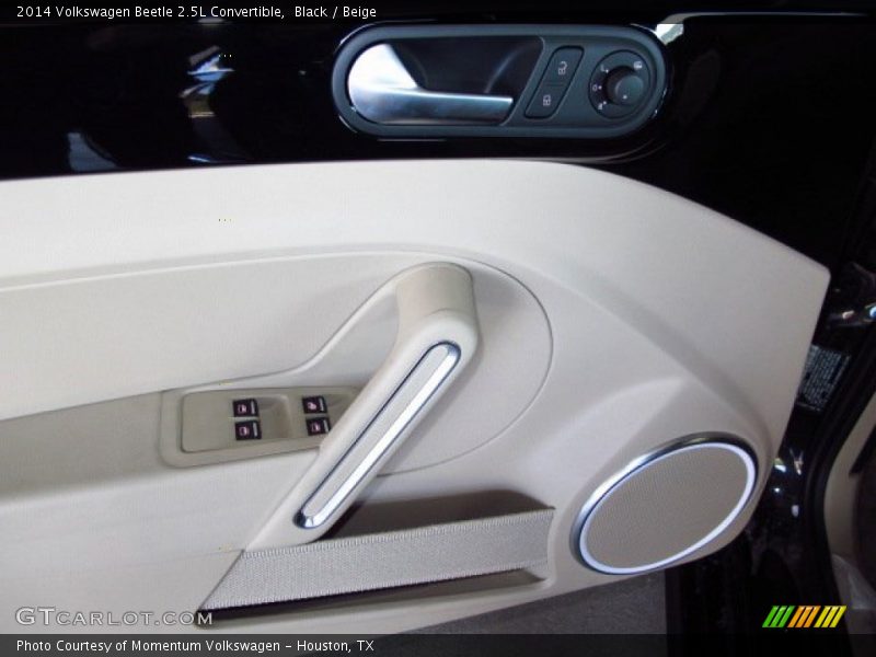 Black / Beige 2014 Volkswagen Beetle 2.5L Convertible