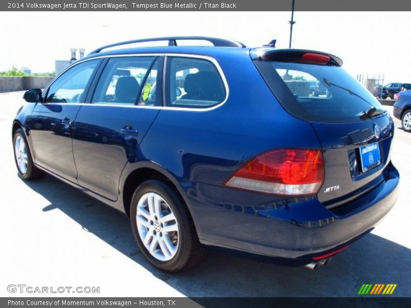 Tempest Blue Metallic / Titan Black 2014 Volkswagen Jetta TDI SportWagen